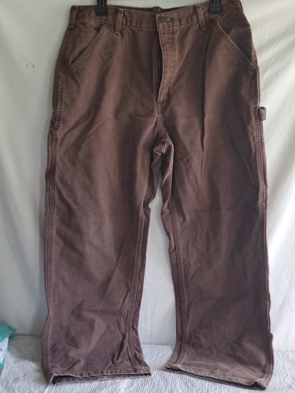 Carhartt Brown Canvas Carpenter Pants